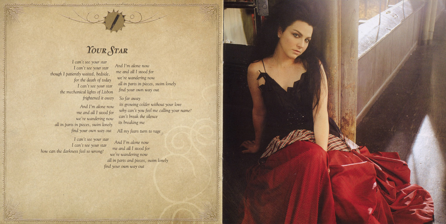 Evanescence  The open door  booklet 10